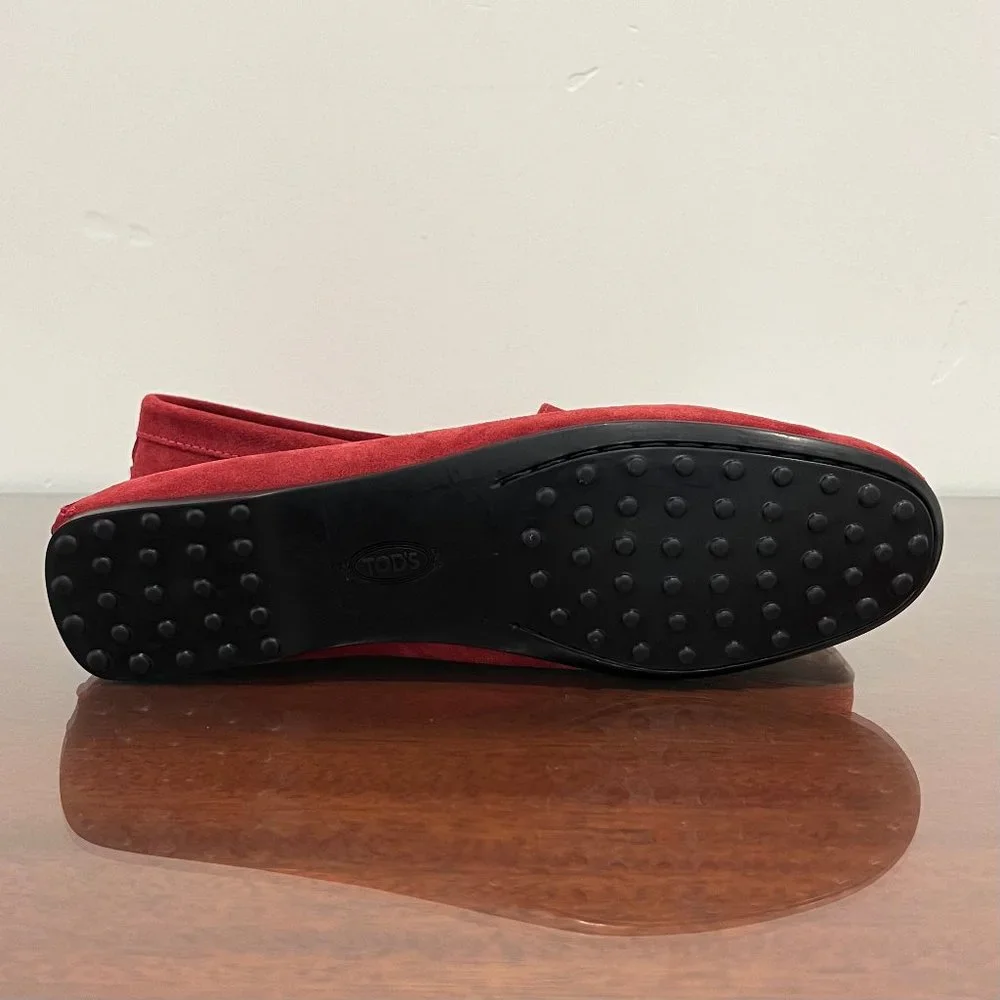 NIB Tod's Gommino Suede Loafers - Picture 14 of 15